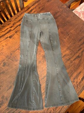Urban Outfitters Charcoal Gray Flared Pants
